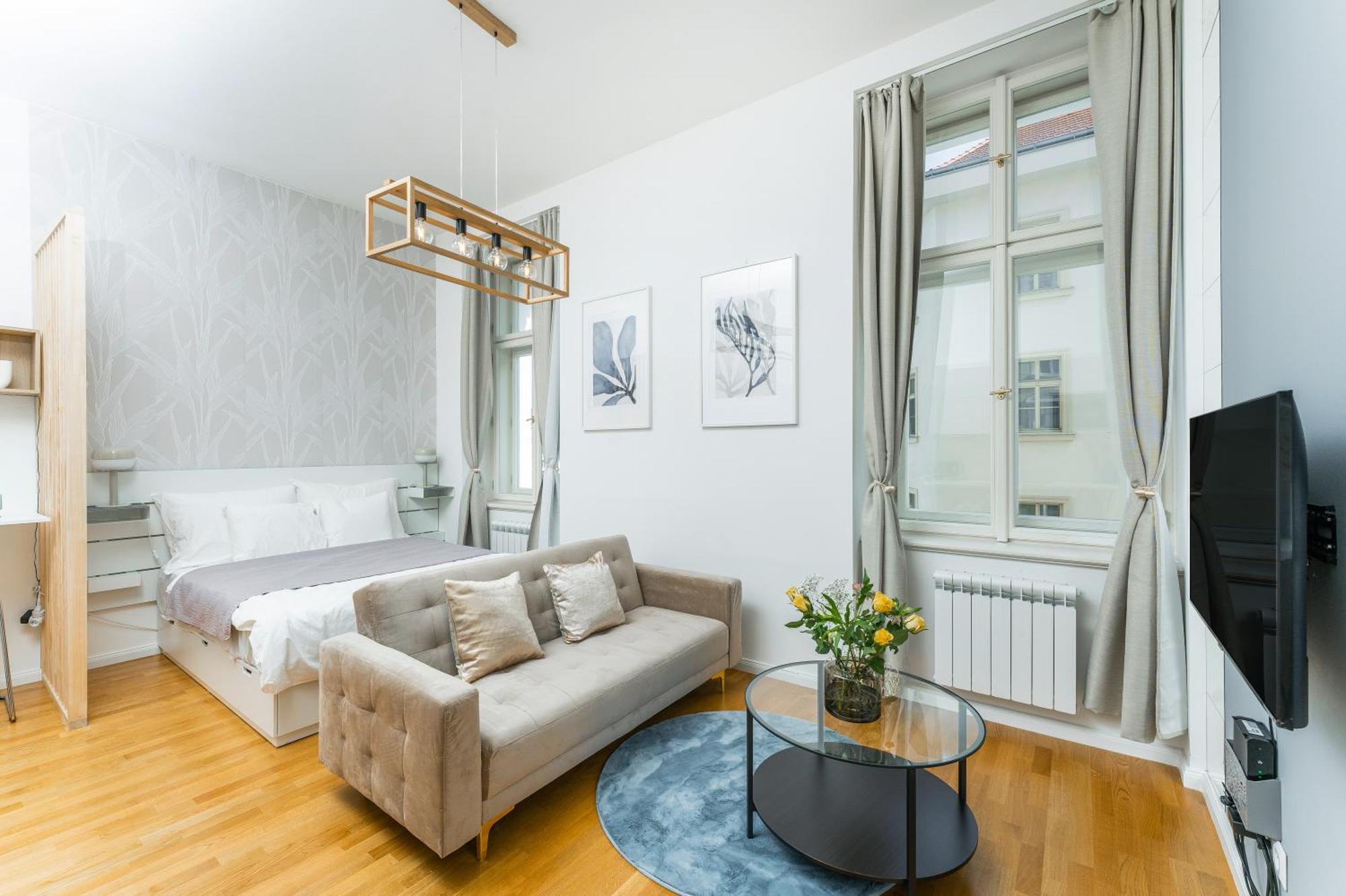 Anytime Holiday- Muzeum Apartments Praga Zewnętrze zdjęcie